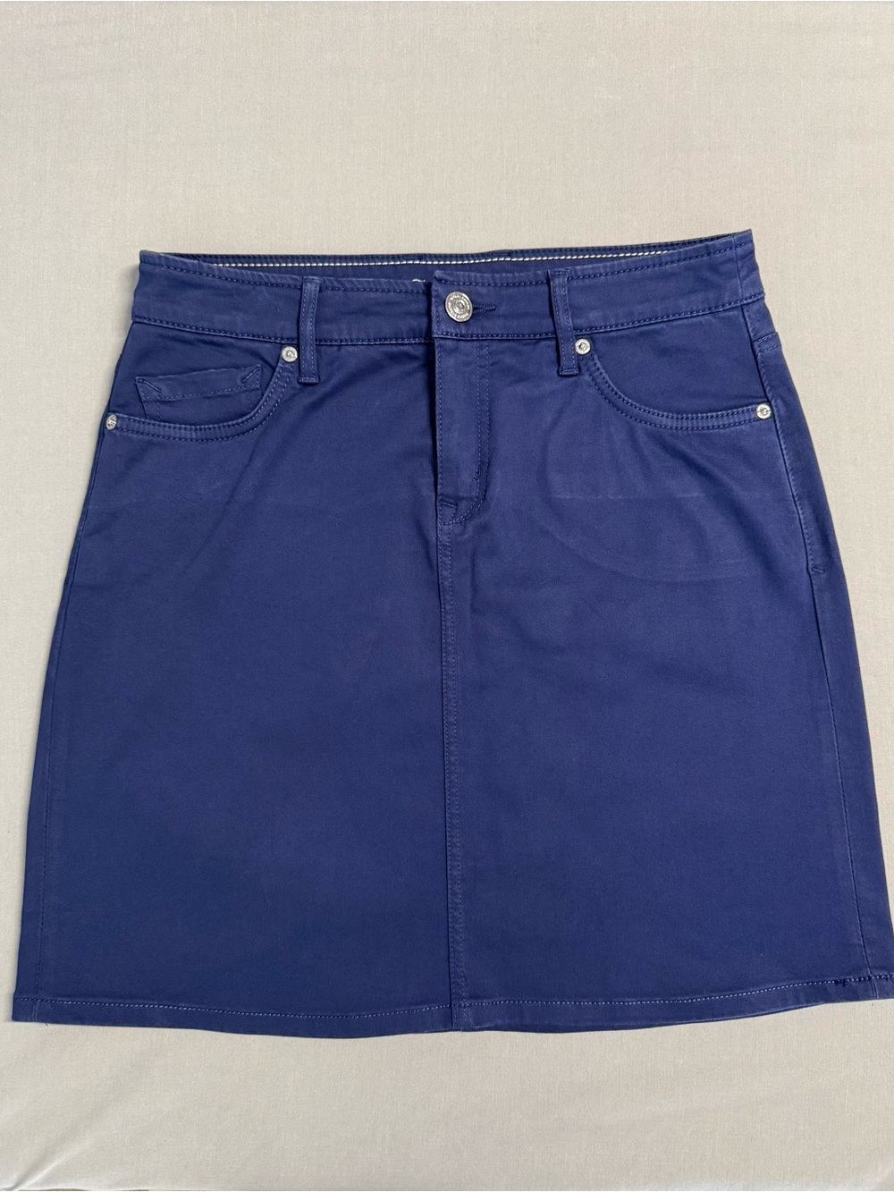 Tommy Bahama Boracay Beach Women’s Navy Blue Stretch Mini Skirt
